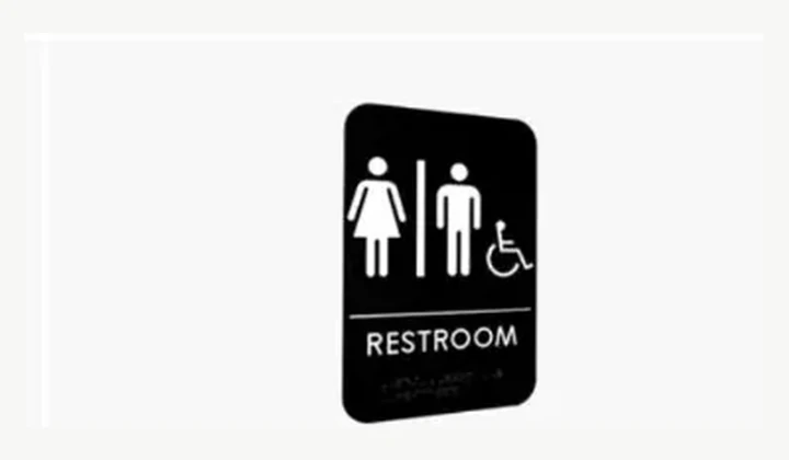 Commercial restroom identification and accessibility signs