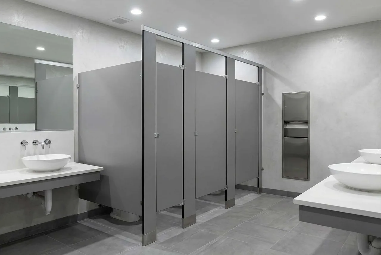 Phenolic commercial bathroom stalls