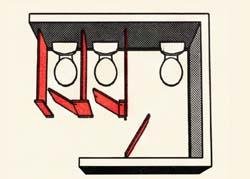 Alcove Open, ADA, Right - 3 Stalls