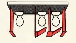 Free Standing, ADA, Left - 3 Stalls