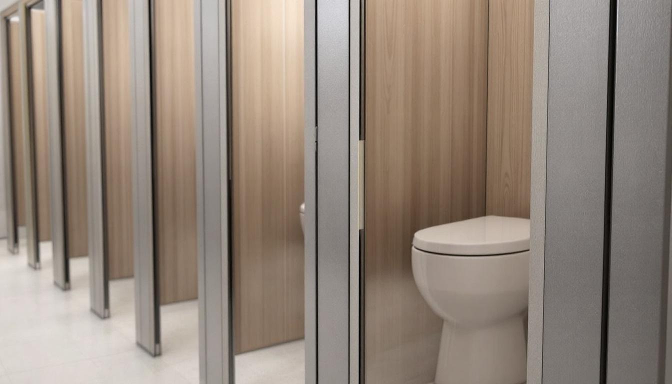 How to Install Toilet Partition Privacy Strips