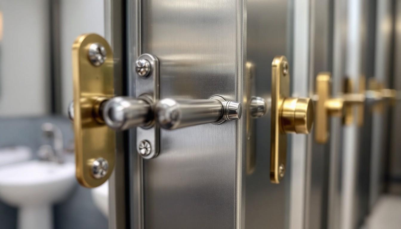 How to Select the Right Toilet Partition Latches