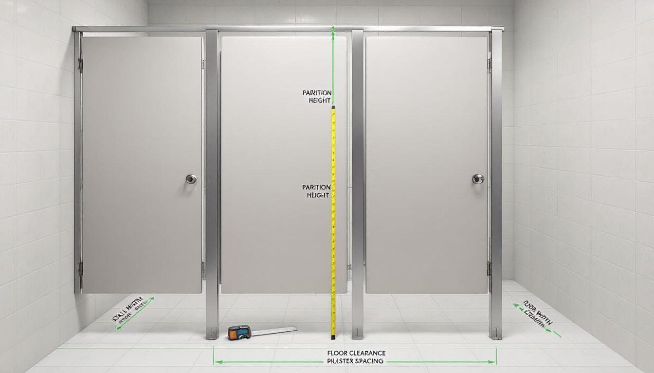 Standard Toilet Partition Dimensions Guide