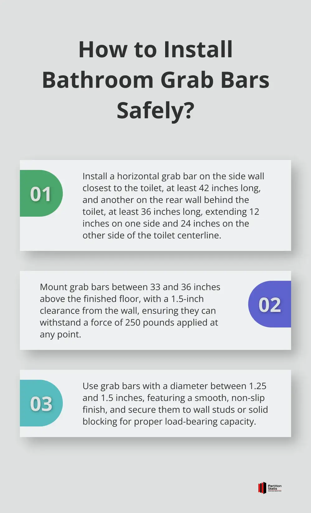 Infographic: How to Install Bathroom Grab Bars Safely?