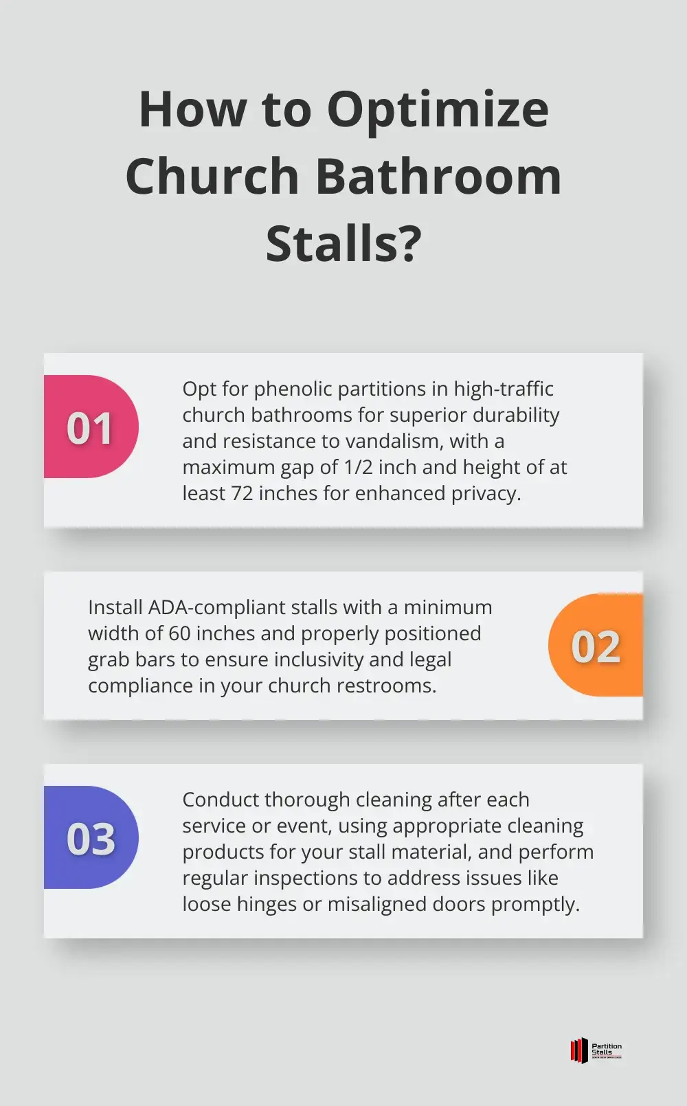 Infographic: How to Optimize Church Bathroom Stalls?
