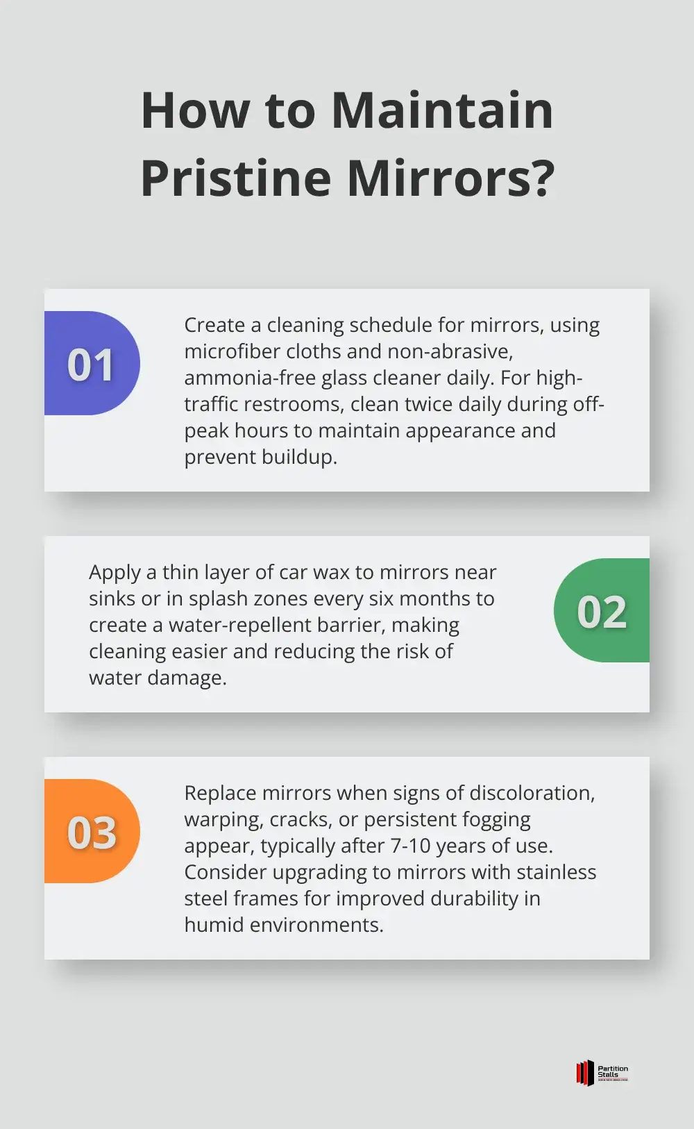 Infographic: How to Maintain Pristine Mirrors?