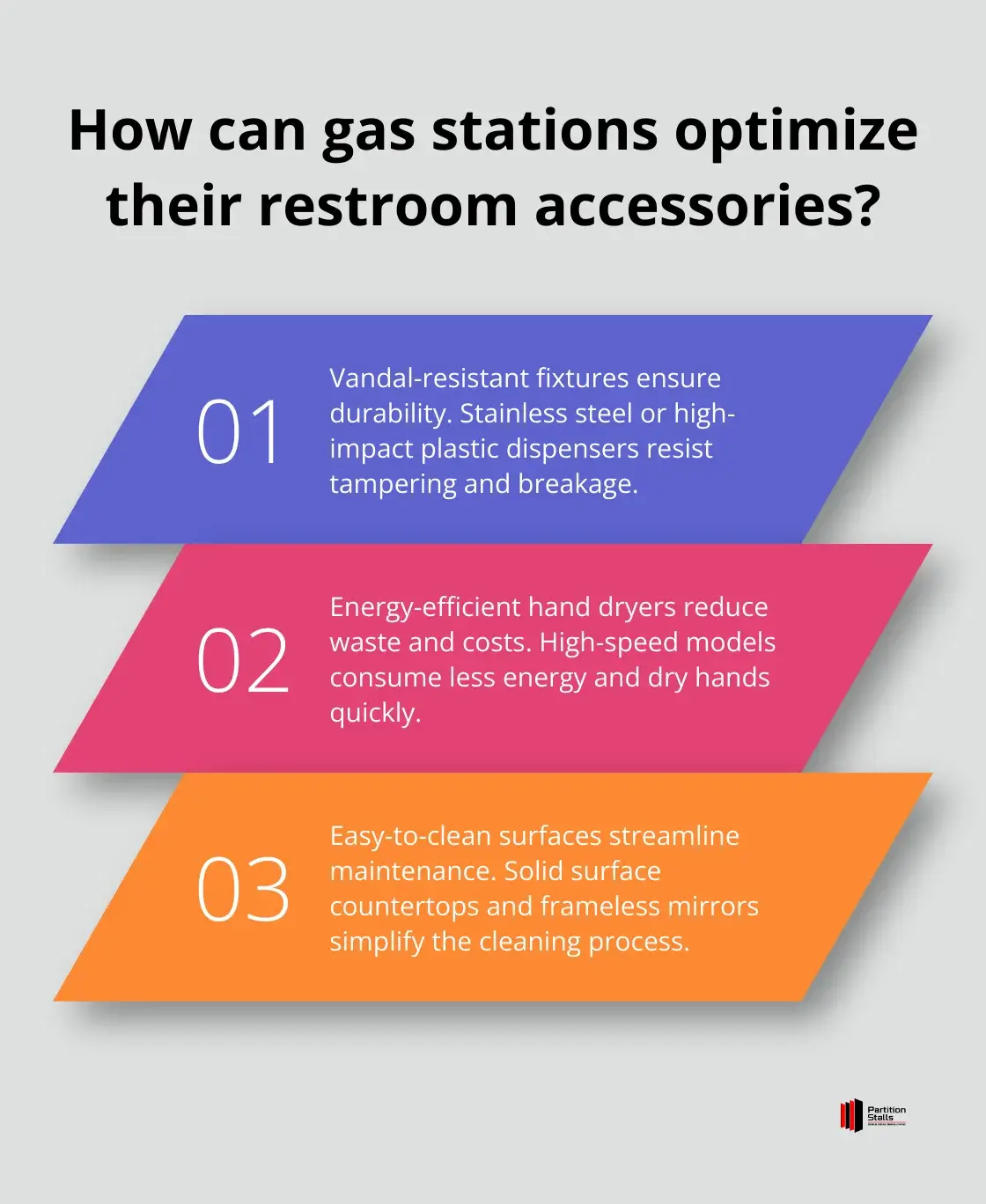 Infographic: How can gas stations optimize their restroom accessories? - gas station bathroom upgrade