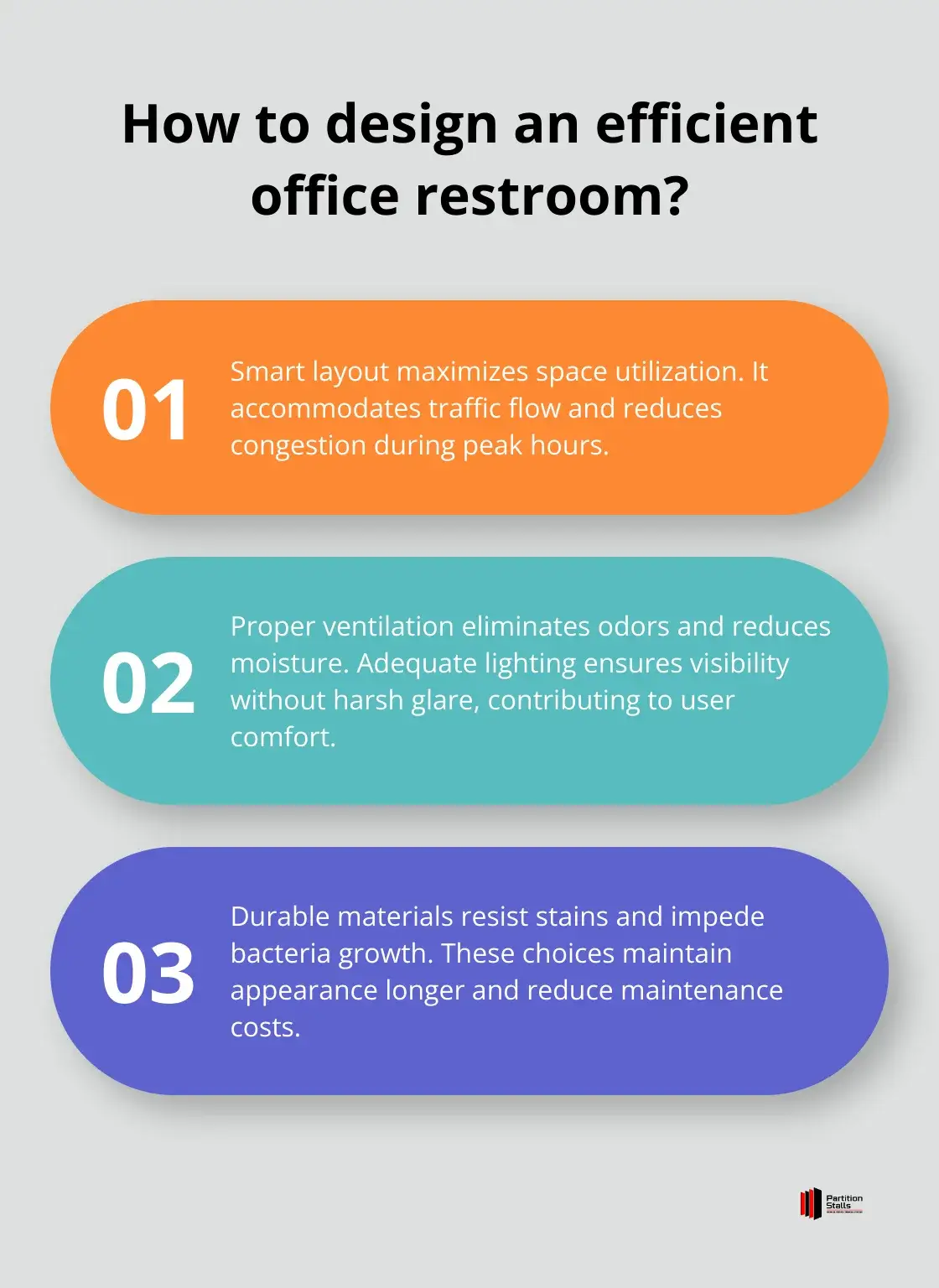 Infographic: How to design an efficient office restroom? - office restroom design