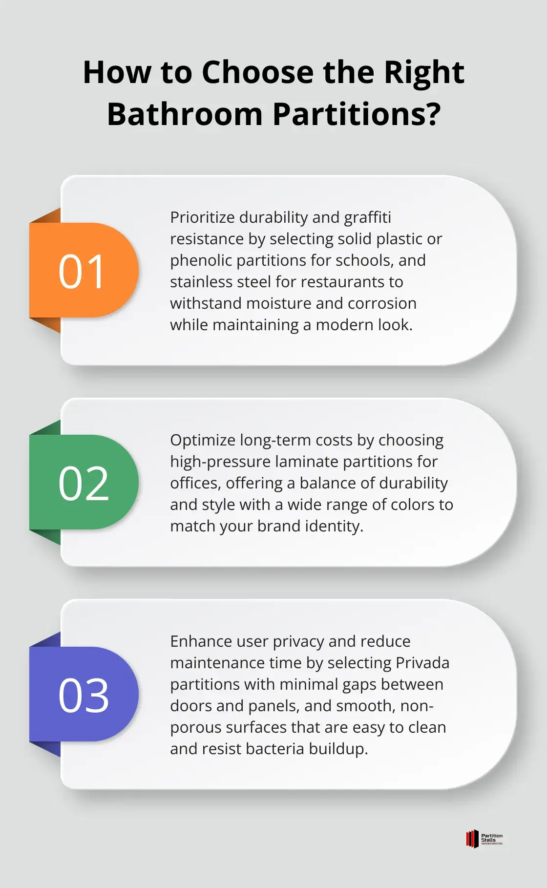 Infographic: How to Choose the Right Bathroom Partitions? - privada toilet partitions