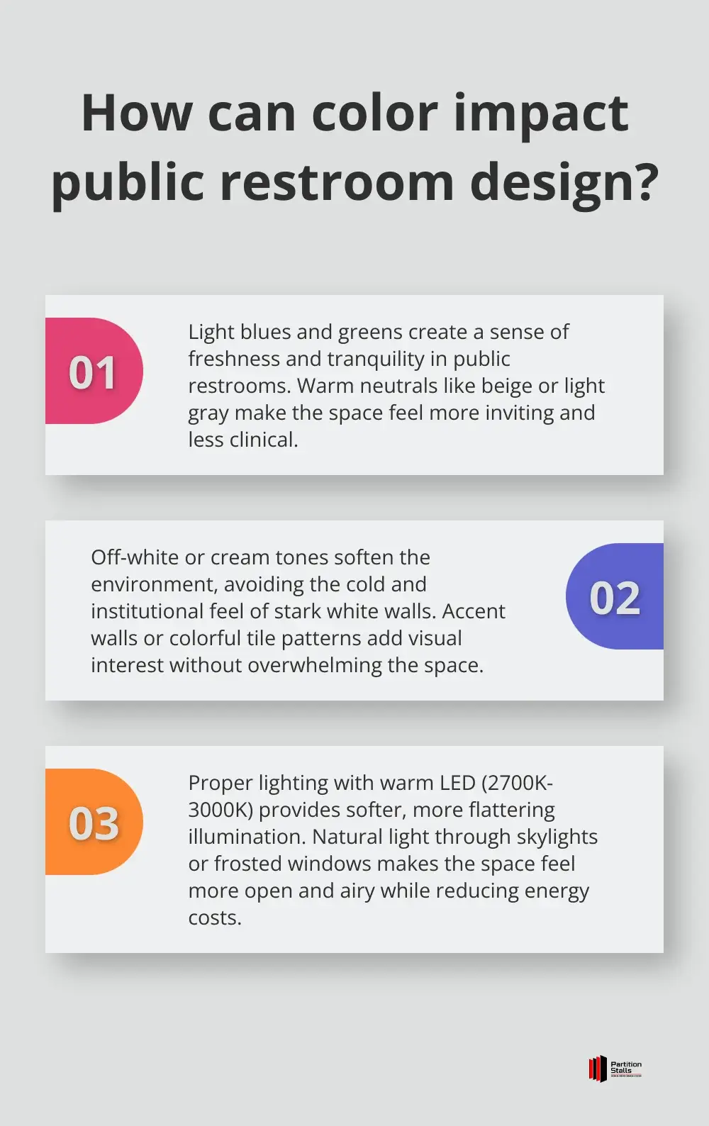 Infographic: How can color impact public restroom design?