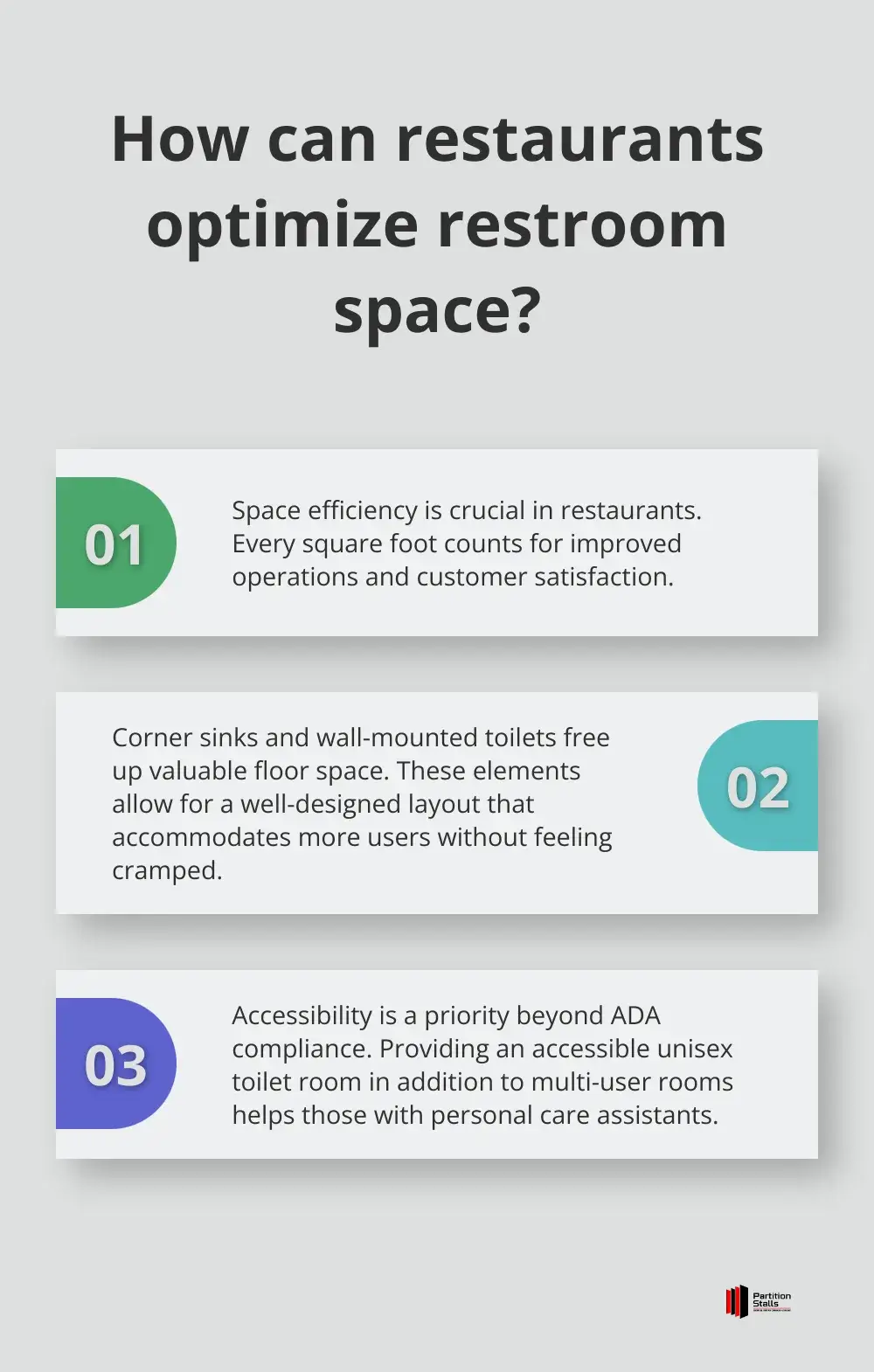 Infographic: How can restaurants optimize restroom space?