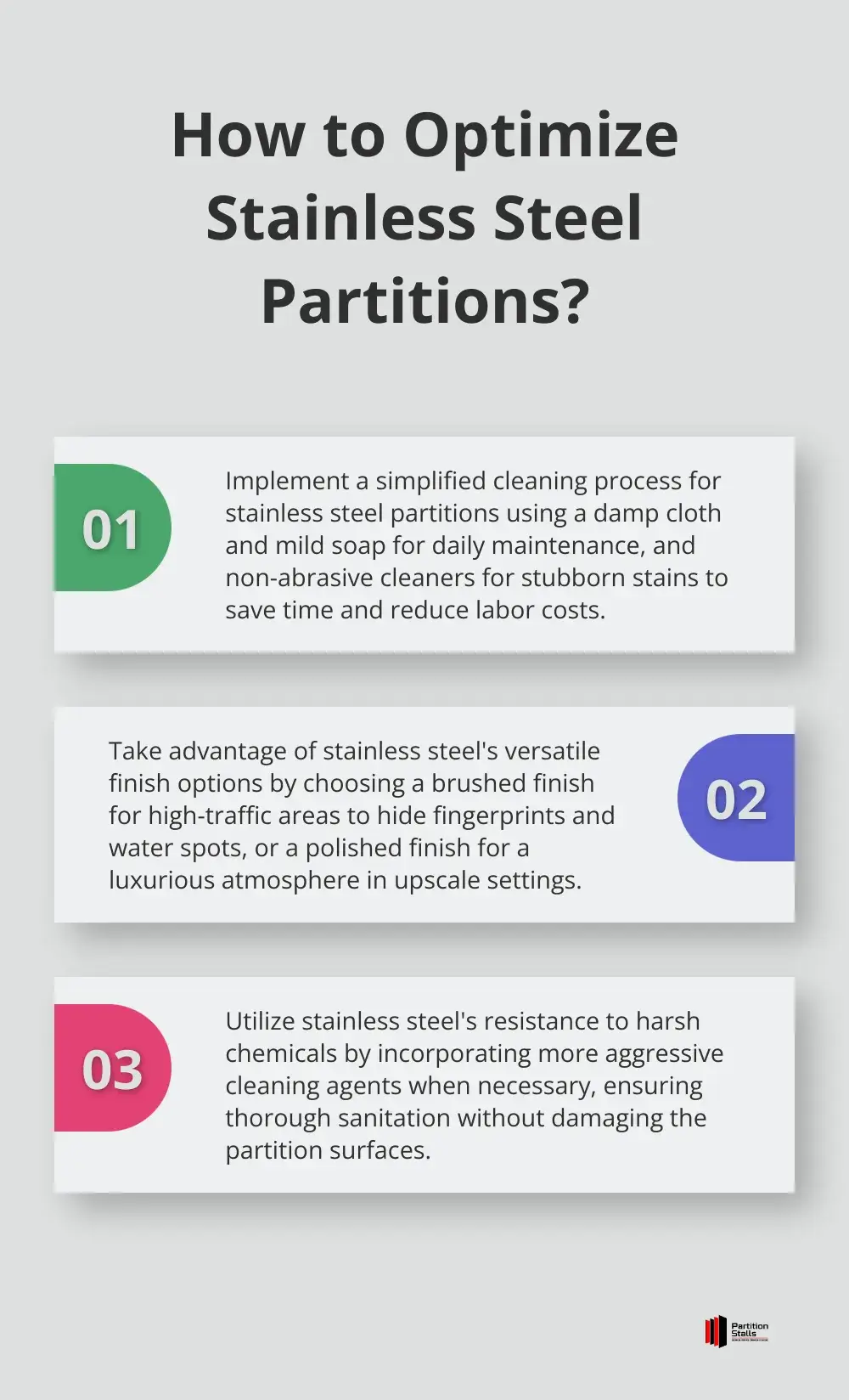 Infographic: How to Optimize Stainless Steel Partitions? - stainless steel toilet partitions
