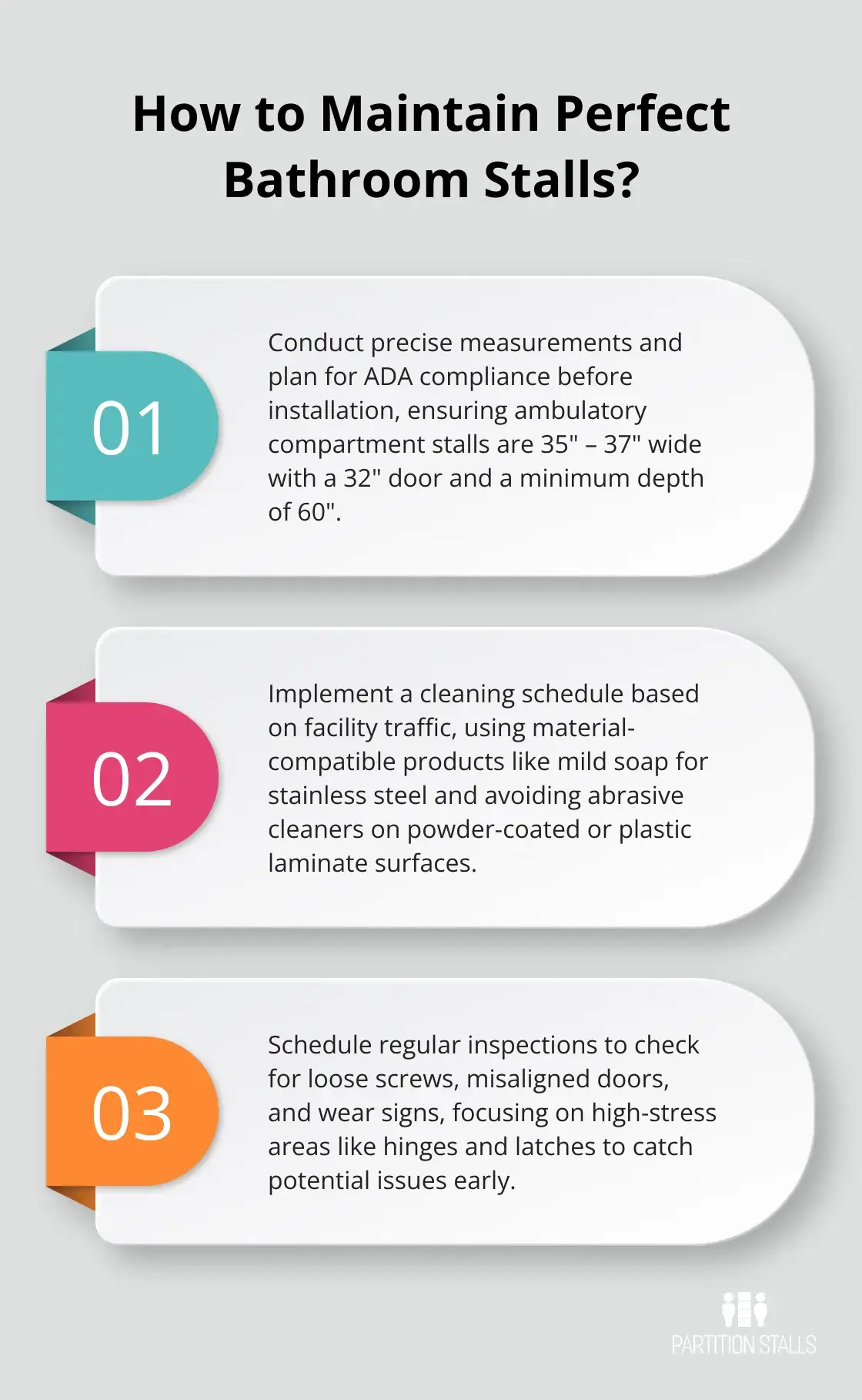 Infographic: How to Maintain Perfect Bathroom Stalls?